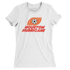 Houston Hurricane Soccer Women's T-Shirt-White-Allegiant Goods Co. Vintage Sports Apparel
