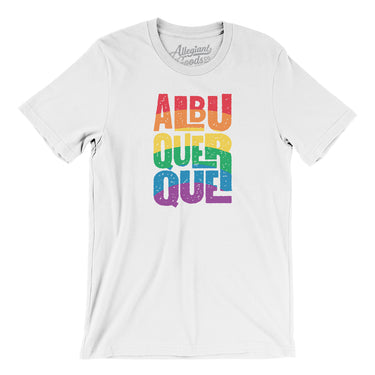 Albuquerque New Mexico Pride Men/Unisex T-Shirt-Allegiant Goods Co. Vintage Sports Apparel