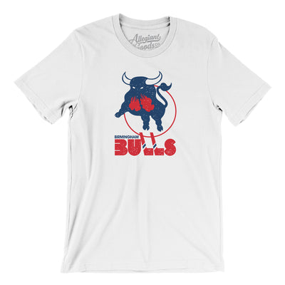 Birmingham Bulls Hockey Men/Unisex T-Shirt-White-Allegiant Goods Co. Vintage Sports Apparel