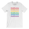 Indiana Pride Men/Unisex T-Shirt-White-Allegiant Goods Co. Vintage Sports Apparel