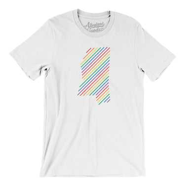 Mississippi Pride State Men/Unisex T-Shirt-Allegiant Goods Co. Vintage Sports Apparel