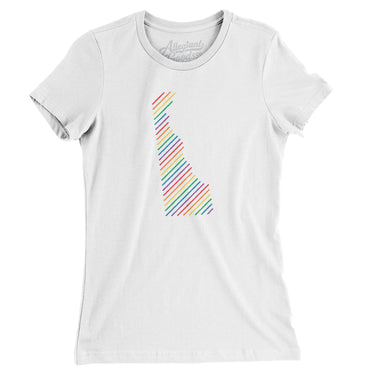 Delaware Pride State Women's T-Shirt-Allegiant Goods Co. Vintage Sports Apparel