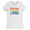 Cleveland Ohio Pride Women's T-Shirt-White-Allegiant Goods Co. Vintage Sports Apparel