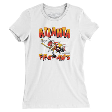 Atlanta Fire Ants Roller Hockey Women's T-Shirt-Allegiant Goods Co. Vintage Sports Apparel