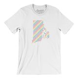 Rhode Island Pride State Men/Unisex T-Shirt-Allegiant Goods Co. Vintage Sports Apparel