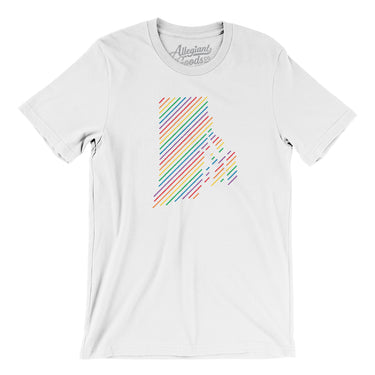 Rhode Island Pride State Men/Unisex T-Shirt-Allegiant Goods Co. Vintage Sports Apparel