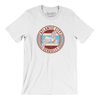 Atlantic City Seagulls Hockey Men/Unisex T-Shirt-White-Allegiant Goods Co. Vintage Sports Apparel