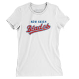 New Haven Blades Hockey Women's T-Shirt-Allegiant Goods Co. Vintage Sports Apparel