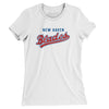 New Haven Blades Hockey Women's T-Shirt-White-Allegiant Goods Co. Vintage Sports Apparel