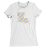Louisiana Pride State Women's T-Shirt-White-Allegiant Goods Co. Vintage Sports Apparel