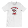 Bakersfield Fog Hockey Men/Unisex T-Shirt-White-Allegiant Goods Co. Vintage Sports Apparel