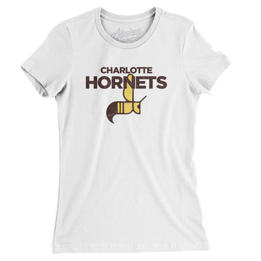 Charlotte Hornets Football Women's T-Shirt-Allegiant Goods Co. Vintage Sports Apparel