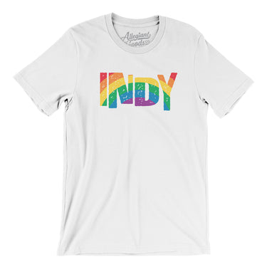 Indianapolis Indiana Pride Men/Unisex T-Shirt-Allegiant Goods Co. Vintage Sports Apparel