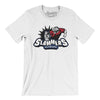 Alabama Slammers Hockey Men/Unisex T-Shirt-White-Allegiant Goods Co. Vintage Sports Apparel