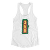 Ivy Outfield Wall Women's Racerback Tank-White-Allegiant Goods Co. Vintage Sports Apparel