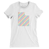 Utah Pride State Women's T-Shirt-White-Allegiant Goods Co. Vintage Sports Apparel