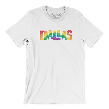 Dallas Texas Pride Men/Unisex T-Shirt-Allegiant Goods Co. Vintage Sports Apparel