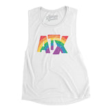 Austin Texas Pride Women's Flowey Scoopneck Muscle Tank-Allegiant Goods Co. Vintage Sports Apparel