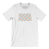 North Dakota Pride State Men/Unisex T-Shirt-White-Allegiant Goods Co. Vintage Sports Apparel