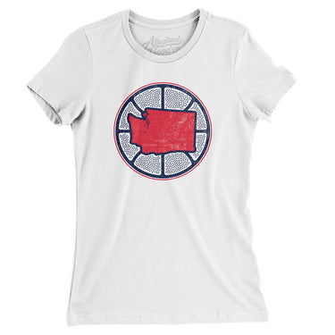 Washington Basketball Women's T-Shirt-Allegiant Goods Co. Vintage Sports Apparel