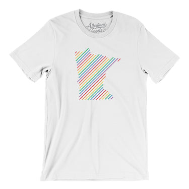 Minnesota Pride State Men/Unisex T-Shirt-Allegiant Goods Co. Vintage Sports Apparel