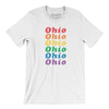 Ohio Pride Men/Unisex T-Shirt-White-Allegiant Goods Co. Vintage Sports Apparel
