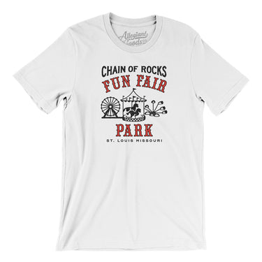 Chain of Rocks Amusement Park Men/Unisex T-Shirt-Allegiant Goods Co. Vintage Sports Apparel