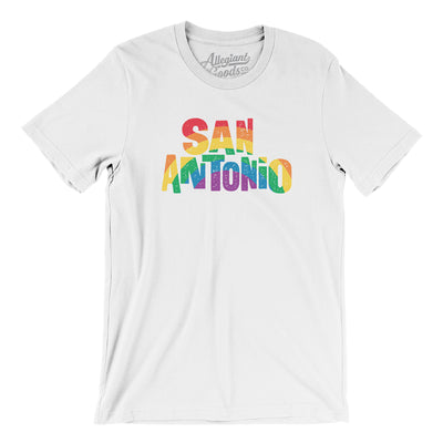 San Antonio Texas Pride Men/Unisex T-Shirt-White-Allegiant Goods Co. Vintage Sports Apparel