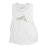 Massachusetts Pride State Flowey Scoopneck Muscle Tank-Allegiant Goods Co. Vintage Sports Apparel