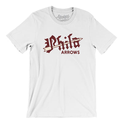 Philadelphia Arrows Hockey Men/Unisex T-Shirt-White-Allegiant Goods Co. Vintage Sports Apparel