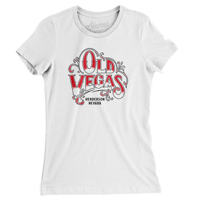 Old Vegas Amusement Park Women's T-Shirt-White-Allegiant Goods Co. Vintage Sports Apparel