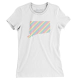 Connecticut Pride State Women's T-Shirt-Allegiant Goods Co. Vintage Sports Apparel