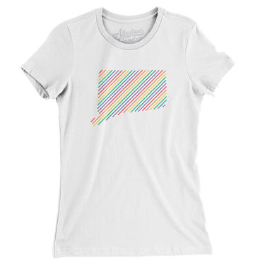 Connecticut Pride State Women's T-Shirt-Allegiant Goods Co. Vintage Sports Apparel