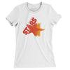 Philadelphia Stars Football Women's T-Shirt-White-Allegiant Goods Co. Vintage Sports Apparel