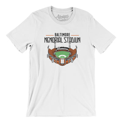 Baltimore Memorial Stadium Men/Unisex T-Shirt-White-Allegiant Goods Co. Vintage Sports Apparel