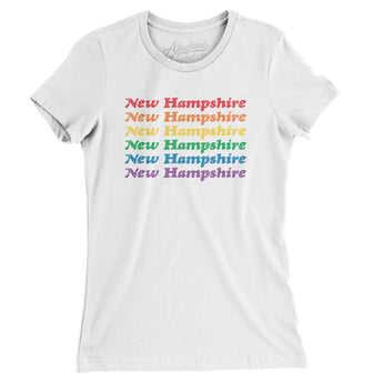 New Hampshire Pride Women's T-Shirt-Allegiant Goods Co. Vintage Sports Apparel