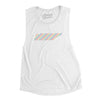 Tennessee Pride State Flowey Scoopneck Muscle Tank-White-Allegiant Goods Co. Vintage Sports Apparel