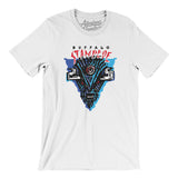 Buffalo Stampede Roller Hockey Men/Unisex T-Shirt-Allegiant Goods Co. Vintage Sports Apparel