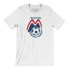 Boston Minutemen Soccer Men/Unisex T-Shirt-White-Allegiant Goods Co. Vintage Sports Apparel
