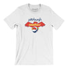Pittsburgh Condors Basketball Men/Unisex T-Shirt-White-Allegiant Goods Co. Vintage Sports Apparel