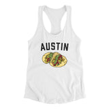 Austin Tacos Women's Racerback Tank-Allegiant Goods Co. Vintage Sports Apparel