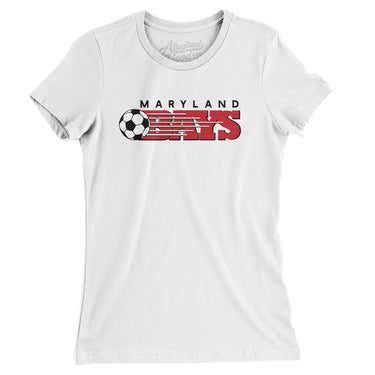 Maryland Bays Soccer Women's T-Shirt-Allegiant Goods Co. Vintage Sports Apparel