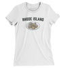 Rhode Island Clams Women's T-Shirt-White-Allegiant Goods Co. Vintage Sports Apparel