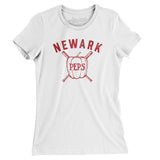 Newark Peps Baseball Women's T-Shirt-Allegiant Goods Co. Vintage Sports Apparel