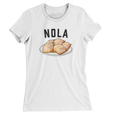 New Orleans Beignets Women's T-Shirt-White-Allegiant Goods Co. Vintage Sports Apparel