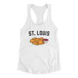 St. Louis Toasted Ravioli Women's Racerback Tank-Allegiant Goods Co. Vintage Sports Apparel