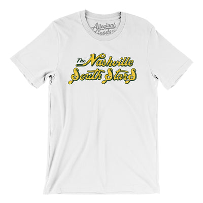 Nashville South Stars Hockey Men/Unisex T-Shirt-White-Allegiant Goods Co. Vintage Sports Apparel