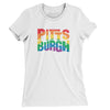 Pittsburgh Pennsylvania Pride Women's T-Shirt-White-Allegiant Goods Co. Vintage Sports Apparel