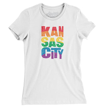 Kansas City Pride Women's T-Shirt-Allegiant Goods Co. Vintage Sports Apparel