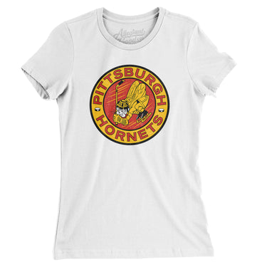 Pittsburgh Hornets Hockey Women's T-Shirt-Allegiant Goods Co. Vintage Sports Apparel